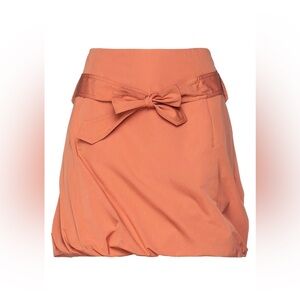 NEW FERRAGAMO  Cotton Short Balloon  Skirt 2-4/38 NWOT